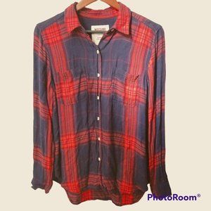 Women's Mossimo Flannel long sleeve shirt, medium